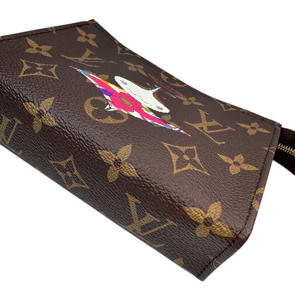 Louis Vuitton Murakami Bag LV x TM Trio Toiletry Pouch 15 Onionhead Monogram - Picture 12 of 13